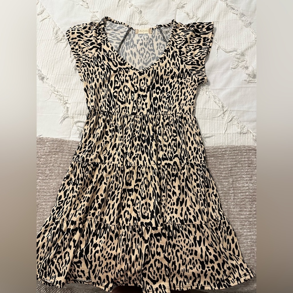 Altar’d State size small leopard dress.